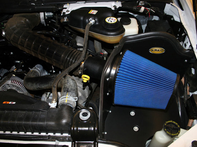 Airaid 05-07 Ford F-250/350 6.8L V-10 CAD Intake System w/o Tube (Dry / Blue Media) Airaid Cold Air Intakes