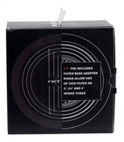 Spectre Adjustable Conical Air Filter 2-1/2in. Tall (Fits 3in. / 3-1/2in. / 4in. Tubes) - Black Spectre Air Filters - Universal Fit