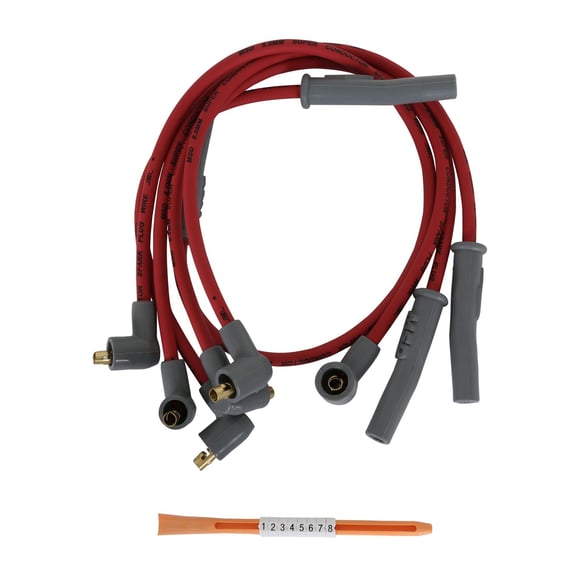 Super Conductor Spark Plug Wire Set, 4 Cyl., 22R 31949 MSD Autoparts