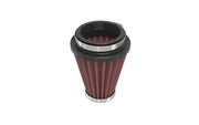 K&N Universal Chrome Filter 2.25 Inch Flange / 3.5 Inch Base / 2 Inch Top / 4 Inch Height K&N Engineering Air Filters - Universal Fit