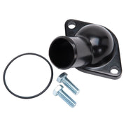Edelbrock Chevy 15 Deg. Water Neck Steel - Black Edelbrock Thermostats