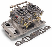 Edelbrock Dual Quad Kit Performer RPM Air Gap BBC Oval Port Edelbrock Intake Manifolds