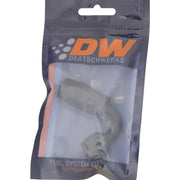 DeatschWerks 6 AN Female Flare Swivel 120-Degree Hose End CPE - Anodized Matte Black DeatschWerks Fittings