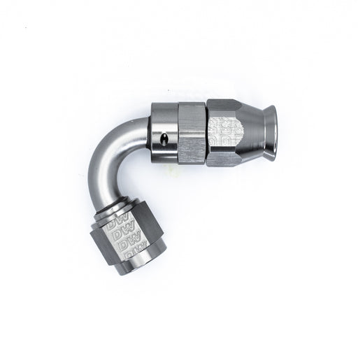 DeatschWerks 6AN Female Flare Swivel 120-degree Hose End - PTFE DeatschWerks Fittings