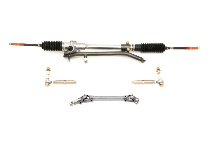 BMR 93-02 GM F-Body Manual Steering Conversion Kit (For Stock K-Member Only) - Black Hammertone BMR Suspension Steering Racks