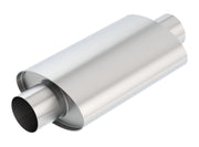 Borla XR-1 Multi-Core 3in Ctr-Ctr Oval 12in x 4.25in x 7.88in Rotary Engine Equipped Racing Muffler Borla Muffler