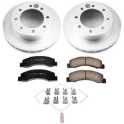 Power Stop 1999 Ford F-250 Super Duty Front Z17 Evolution Geomet Coated Brake Kit PowerStop Brake Kits - Performance Blank