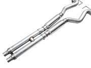 AWE 2024 Ford Mustang GT Fastback S650 RWD Track Edition Cat-Back Exhaust w/ Quad Diamond Black Tips AWE Tuning Catback