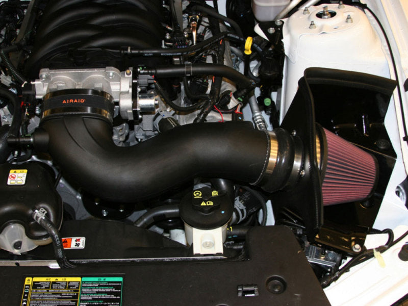 Airaid 05-09 Ford Mustang 4.6L Race Only (No MVT) MXP Intake System w/ Tube (Oiled / Red Media) Airaid Cold Air Intakes