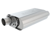Borla CrateMuffler SBC 283/327/350 2.25 inch Offset In/Out 14in x 4.35in x 9in Oval S-Type Muffler Borla Muffler