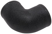 Spectre Tube Intake 3in od 90 Degree - Black Spectre Aluminum Tubing