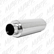 MBRP Universal Quiet Tone Muffler 5in Inlet /Outlet 8in Dia Body 31in Overall MBRP Muffler