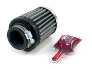 K&N Universal Chrome Filter 1 1/8 inch FLG / 2 1/4 inch Bottom / 2 inch Top / 2.5 inch Height K&N Engineering Air Filters - Universal Fit