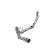 MBRP 08-10 Ford 6.4L F250/350/450 4 inch Filter Back Single Side Exit Aluminum and Down Pipe MBRP Downpipe Back