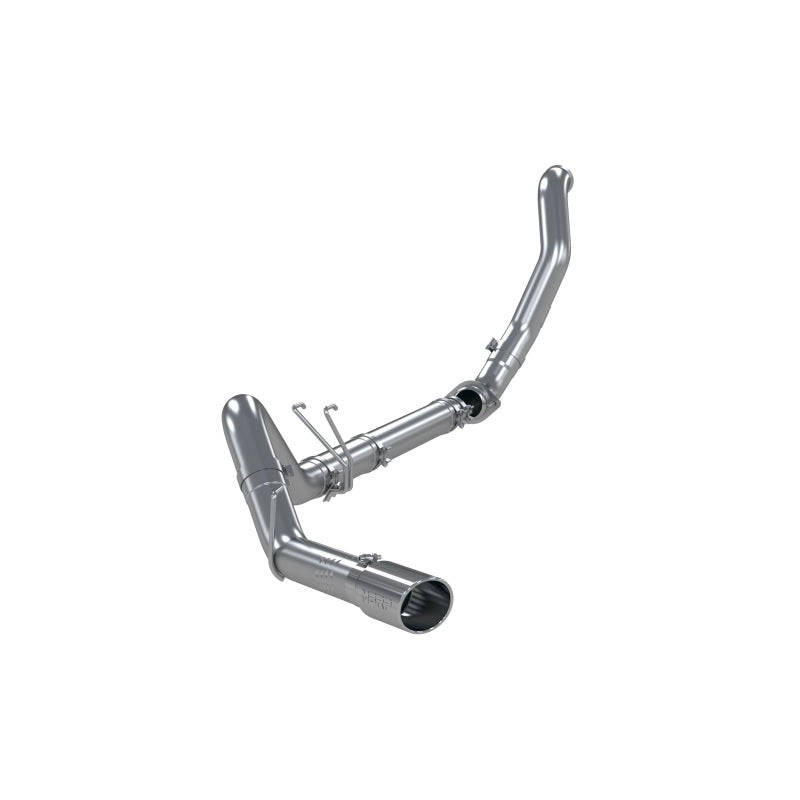 MBRP 08-10 Ford 6.4L F250/350/450 4 inch Filter Back Single Side Exit Aluminum and Down Pipe MBRP Downpipe Back