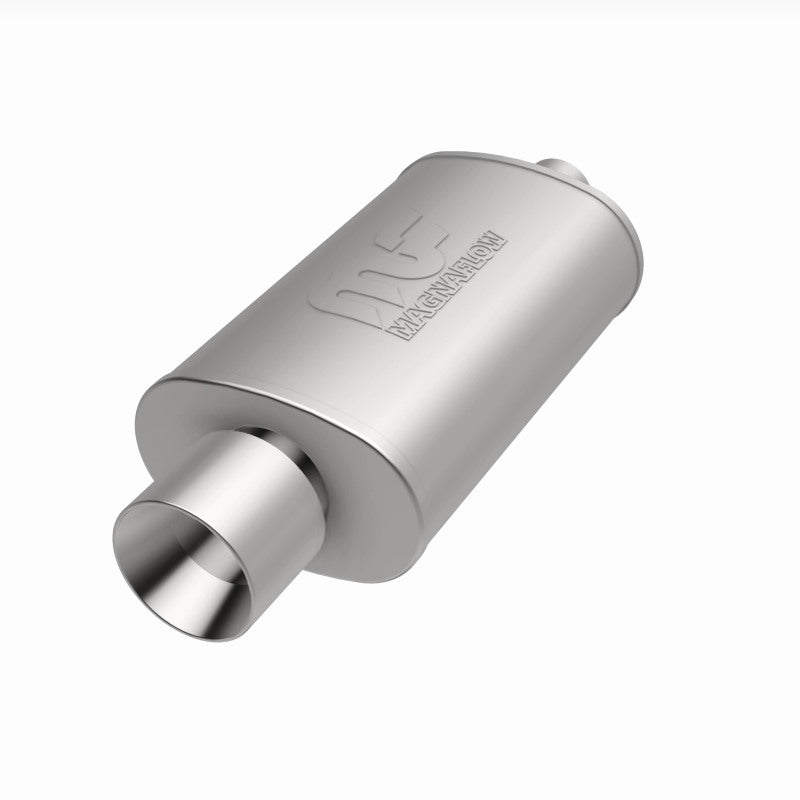 MagnaFlow Muffler W/Tip Mag SS 14X5X8 2.25/4. Magnaflow Muffler