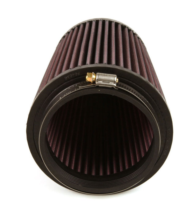 K&N Filter Universal Rubber Filter 4 inch Flange 5 3/8 inch Base 4 3/8 inch Top 7 inch Height K&N Engineering Air Filters - Universal Fit