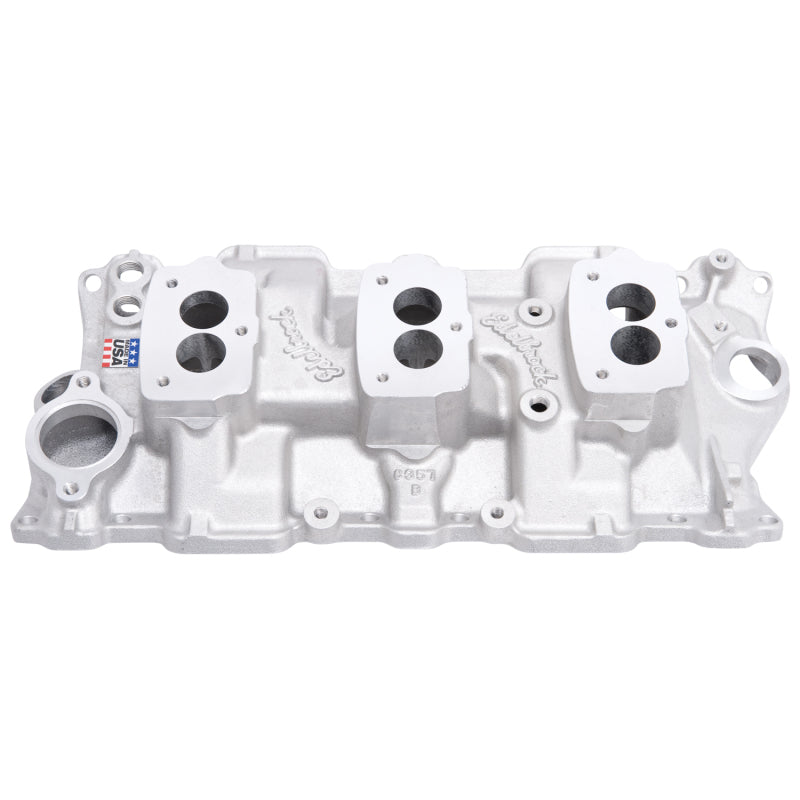 Edelbrock Manifold Vintage Series C357B 3X2 Edelbrock Intake Manifolds