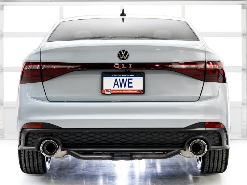 AWE Tuning 22-25 Volkswagen Jetta GLI Touring Edition Exhaust - Chrome Silver Tips AWE Tuning Catback