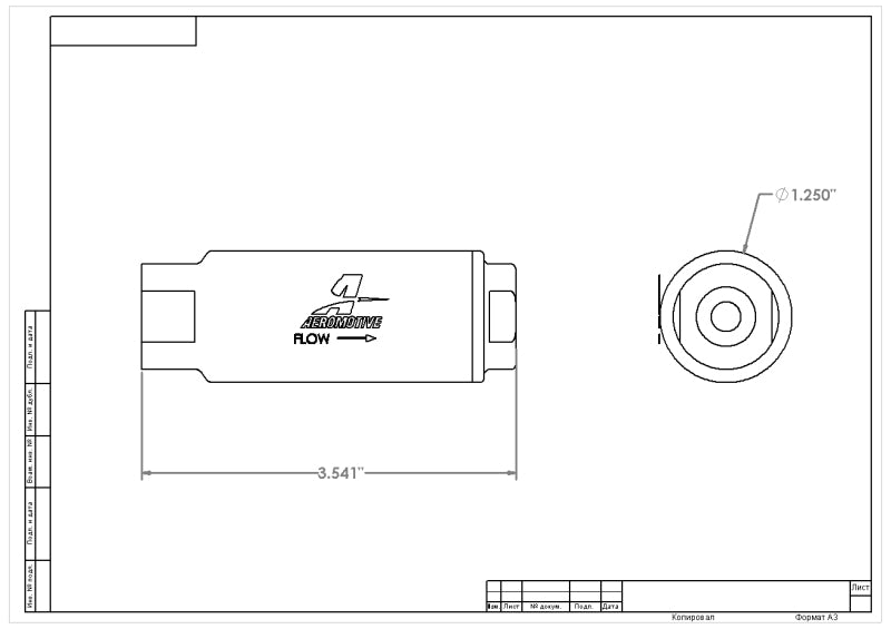 Aeromotive In-Line Filter - (3/8 NPT) 100 Micron SS Element Aeromotive Fuel Filters