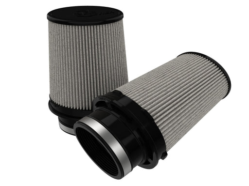 aFe Black Series Replacement Filter w/ Pro DRY S Media 4.5x3IN Fx6x5IN Bx5x3-.75 Tx7IN H - (Pair) aFe Air Filters - Universal Fit