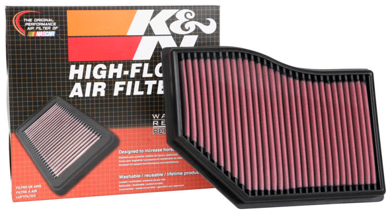K&N 2019 Mercedes Benz A220 L4-2.0L DSL Turbo Replacement Drop In Air Filter K&N Engineering Air Filters - Drop In