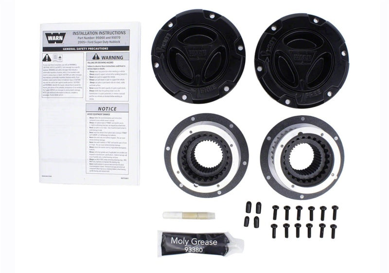 Ford Racing Super Duty Warn Locking Hubs Ford Racing Wheel Hubs