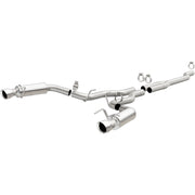 MagnaFlow Cat Back, SS, 2.5in, Competition, Dual Split Polish 4.5in Tips 2015 Ford Mustang Ecoboost Magnaflow Catback