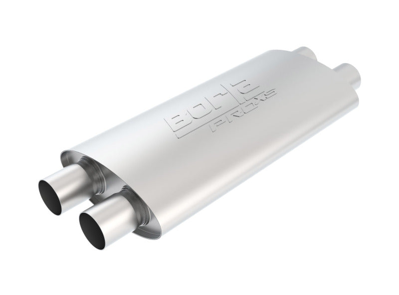 Borla 2.25in Dual In/Out 19in x 9.5in x 4in Turbo XL Muffler Borla Muffler