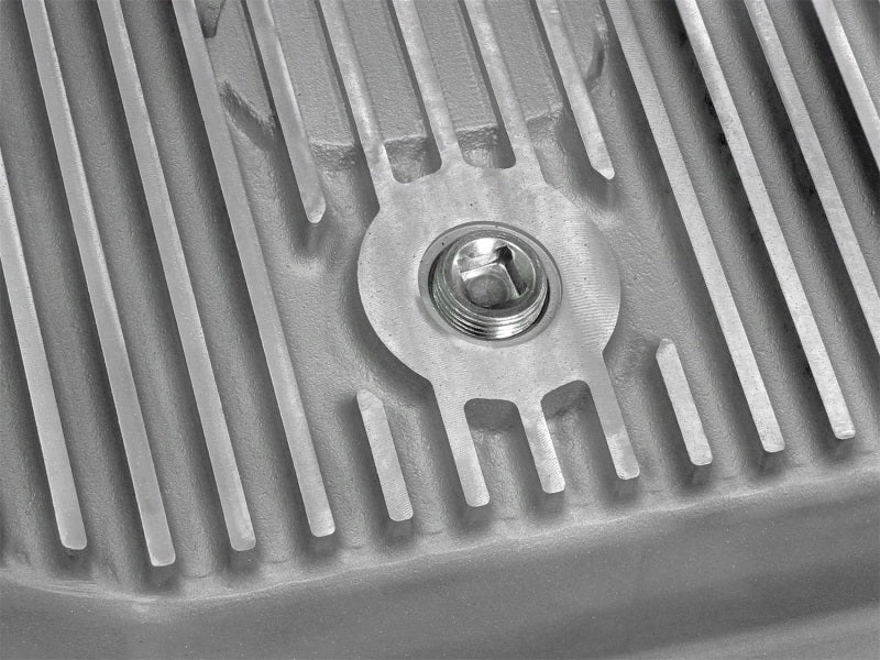 aFe Transmission Pan (Raw); Ford Trucks 6R140 11-14 V8-6.7L (td) aFe Diff Covers