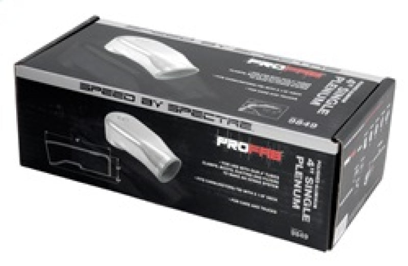 Spectre Plenum 4in. OD x 9in. (Air Cleaner to Stud Inlet) - Single Spectre Intake Manifold Plenum