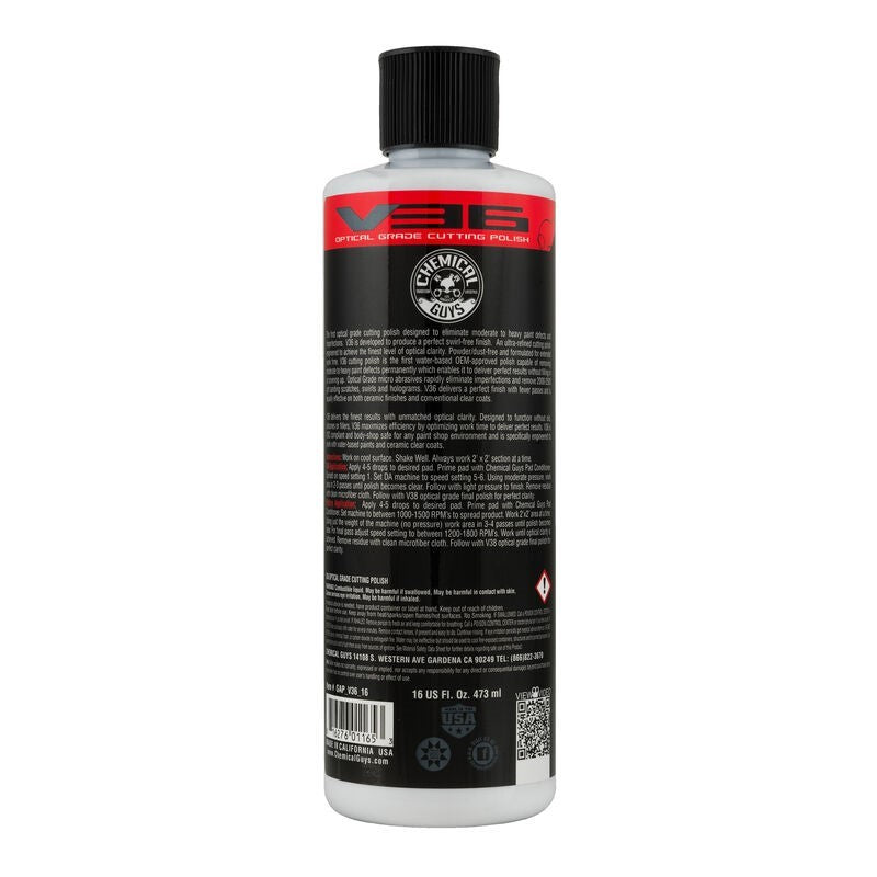 Chemical Guys V36 Optical Grade Cutting Polish - 16oz Chemical Guys Car Waxes