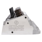 Edelbrock Cylinder Head SBC E-Cnc 185 64cc Straight Plug for Hydraulic Roller Cam Complete Edelbrock Heads