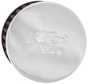 K&N 1.75in Flange ID x 3in OD x 2.5in H Chrome Finish Rubber Base Crankcase Vent Filter K&N Engineering Air Filters - Universal Fit