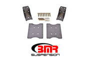 BMR 79-04 Fox Mustang Lower Torque Box Reinforcement Plates - Natural BMR Suspension Diff Braces