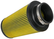Airaid Universal Air Filter - Cone 3-1/2in Flange x 6in Base x 4-5/8in Top x 9in Height - Synthaflow Airaid Air Filters - Universal Fit