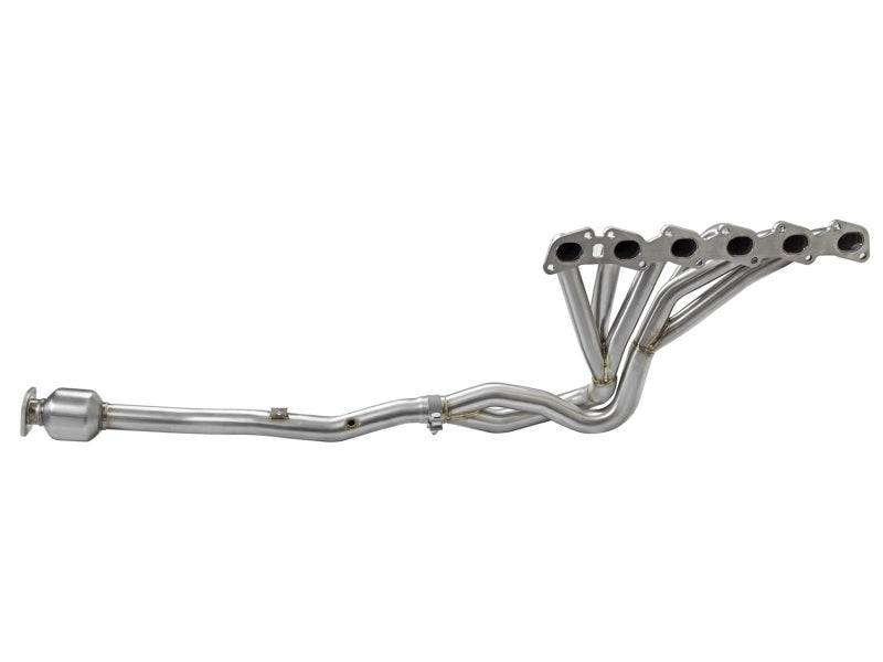 aFe Power Twisted Steel Long Tube Header & Connection Pipes (Street Series) 01-16 Nissan Patrol aFe Headers & Manifolds