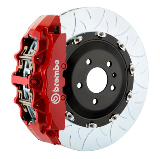 Brembo 15-20 F150 2WD/4WD (Excl Raptor)Fr GT BBK 6Pis Cast 2pc 380x34 2pc Rotor Slotted Type3-Red Brembo Brake Kits - Performance Slot