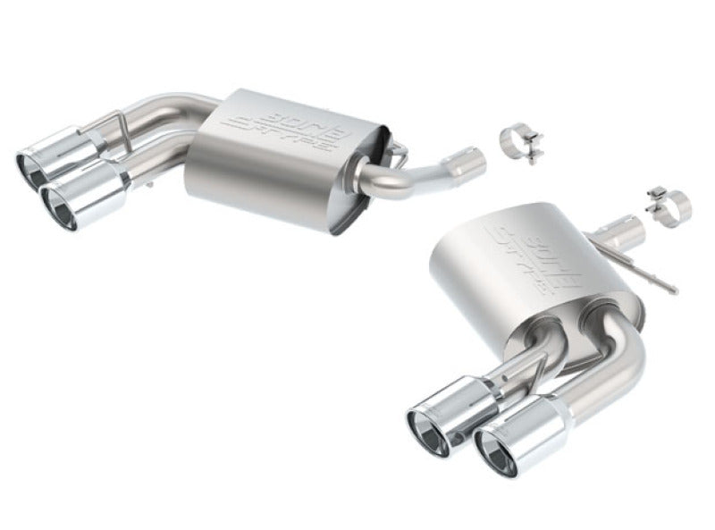 Borla 2016 Chevy Camaro V6 AT/MT S-Type Rear Section Exhaust w/o Dual Mode Valves Borla Axle Back
