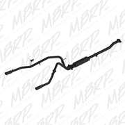 MBRP 11-14 Ford F-150 V6 Ecoboost Black Coated 2.5in Cat-Back Dual Rear Exit Exhaust System MBRP Catback