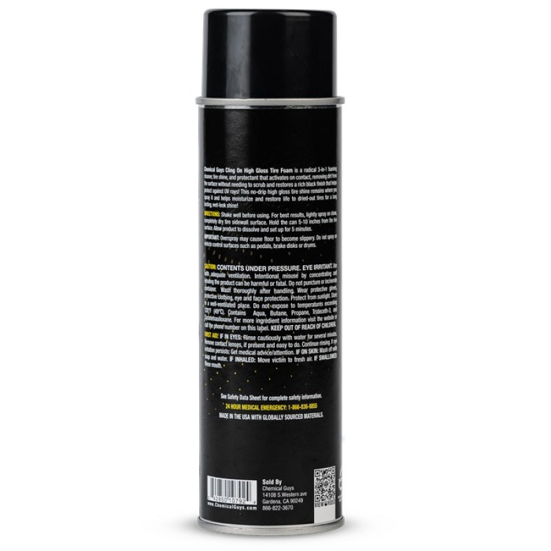 Chemical Guys Cling-On High Gloss Tire Foam (Aerosol) Chemical Guys Car Waxes