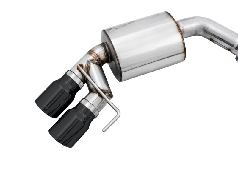 AWE Tuning 2018+ Ford Mustang GT (S550) Cat-Back Exhaust - Touring Edition (Quad Diamond Black Tips) AWE Tuning Catback