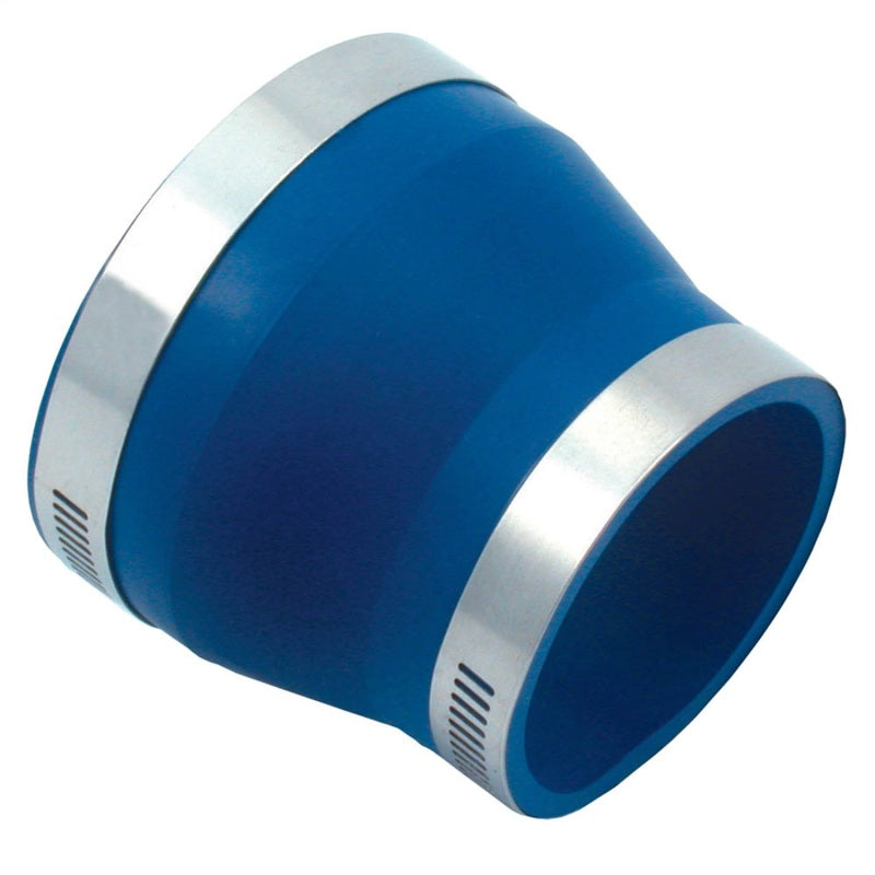 Spectre Coupler/Reducer 4in. to 3.5in. (PVC) - Blue Spectre Silicone Couplers & Hoses