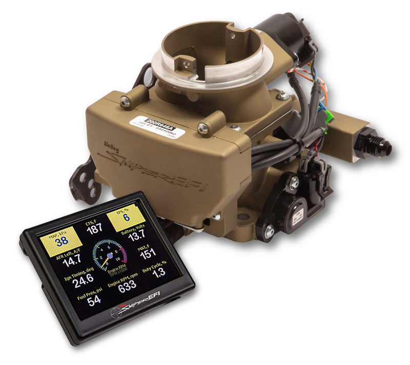 Holley Sniper EFI 2GC Small Bore - Classic Gold Holley EFI Autoparts