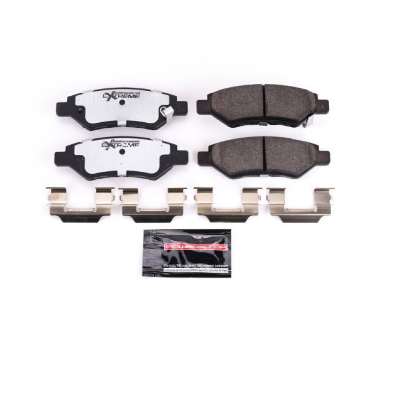Power Stop 08-14 Cadillac CTS Rear Z26 Extreme Street Brake Pads w/Hardware PowerStop Brake Pads - Performance