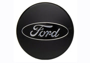 Ford Racing Car Black and Chrome Wheel Cap Ford Racing Wheel Center Caps