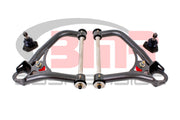 BMR 67-69 1st Gen F-Body Pro-Touring Upper A-Arms w/ Tall Ball Joint (Delrin) - Black Hammertone BMR Suspension Control Arms