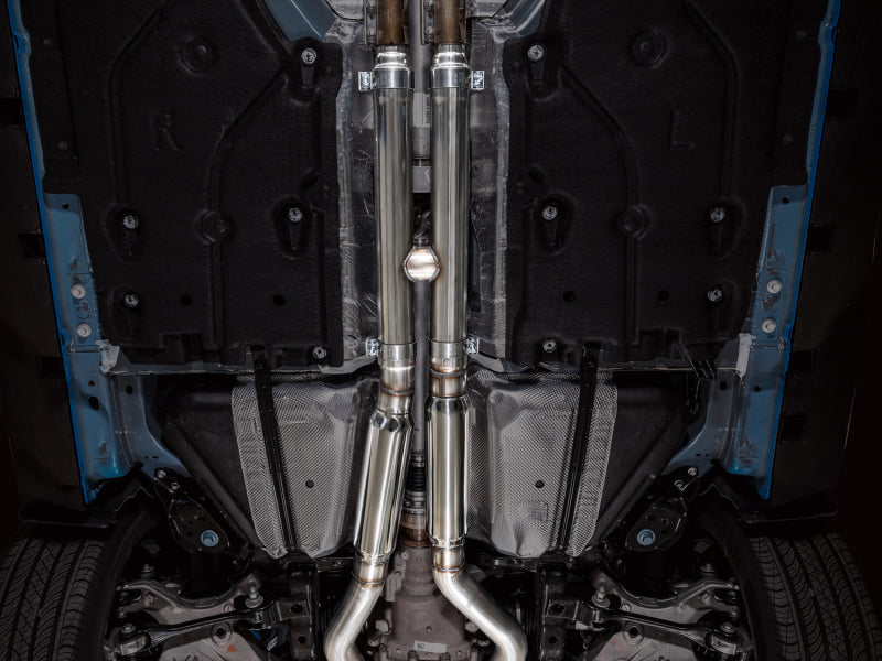 AWE 2024 Ford Mustang GT Fastback S650 RWD Touring Catback Exhaust w/ Dual Diamond Black Tips AWE Tuning Catback