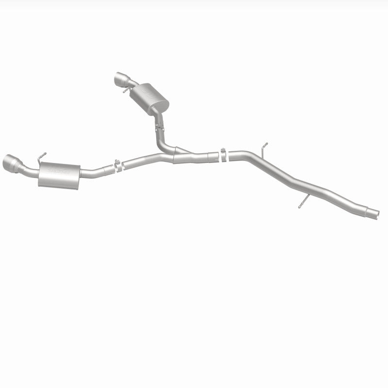 MagnaFlow 18-19 Audi A5 Dual Exit Polished Stainless CatBack Exhaust - 3in Main Piping Diameter