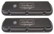 Edelbrock Valve Cover Victor Series Ford 289-302-351W CI V8 Low Black Edelbrock Valve Covers